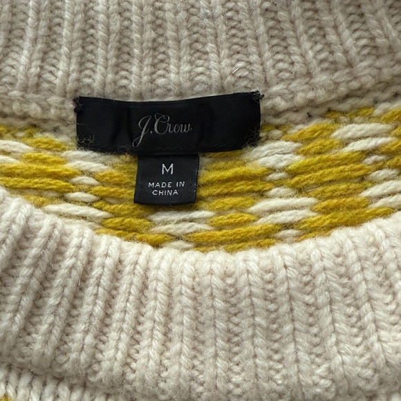 Excellent condition J Crew wool Fair Isle sweater - Picture 2 of 7
